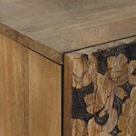 vidaXL Buffet Haut Marron 60 x 33 5 x 100 cm Bois de mangue massif
