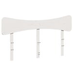 vidaXL Cadre de lit sans matelas blanc 150x200 cm bois de pin massif