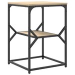 Table d'appoint vidaXL en chêne Sonoma 41x40x60 cm en bois reconstitué