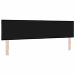 vidaXL Tête de Lit en Tissu Geometric Manuel Noir 180 cm tissu