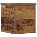 vidaXL Boîte de Rangement avec stockage Bois ancien 30 x 35 x 35 cm