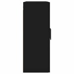 vidaXL Armoire murale noir 69 5x34x90 cm