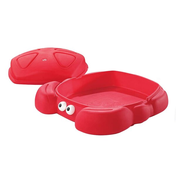 Bac à sable en forme de crabe rouge