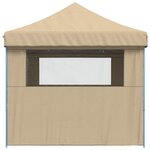 vidaXL Tente de fête Beige 292 x 440 x 315 cm Tissu Oxford