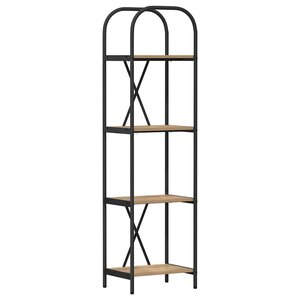 vidaXL Étagère Chêne artisanal 40 x 30 x 146 cm Bois d'ingénierie