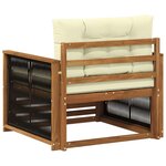 vidaXL Sofa de milieu extérieur Naturel