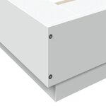 vidaXL Cadre de lit sans matelas blanc 150x200 cm