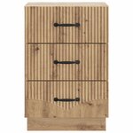 vidaXL Cabinet de chevet Chêne artisanal 43 x 41 x 63 5 cm