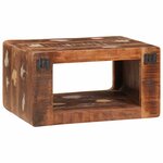 vidaXL Tables de chevet 45 x 30 x 24 cm bois de récupération massif