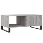 vidaXL Table basse Sonoma gris 90x50x36 5 cm Bois d'ingénierie