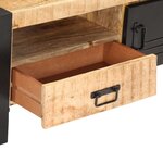 vidaXL Table basse 100x50x40 cm Bois de manguier brut