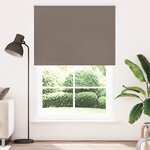 vidaXL Store enrouleur occultant café 145x210cm largeur du tissu