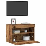vidaXL Meuble TV mural Bois ancien 60 x 30 x 40 cm Bois d'ingénierie