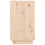 vidaXL Armoire à chaussures 110x34x61 cm Bois de pin massif