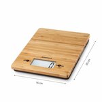 Soehnle balance de cuisine bamboo 5 kg marron 66308