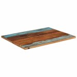 vidaXL Dessus de table rectangulaire 70x90 cm 25-27 mm Bois récupéré