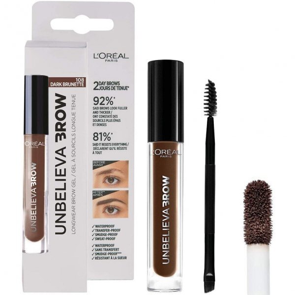 L'Oréal Paris - Gel à Sourcils Longue Tenue UNBELIEVA BROW - 108 Dark Brunette