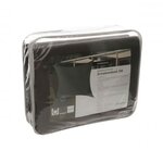 Livin'outdoor Tissu d'ombrage Como Polyester Carré 5x5 m Gris