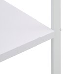 vidaXL Armoire à micro-ondes Blanc 60x39 6x123 cm Bois d'ingénierie