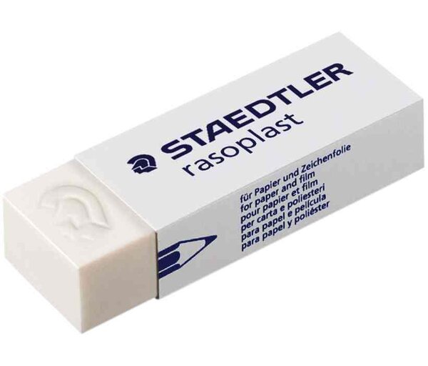 Gomme en plastique Rasoplast 526 B30  blanc STAEDTLER