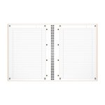 NOTEBOOK A4+ spiralé 160 pages lignée 6 mm orange OXFORD