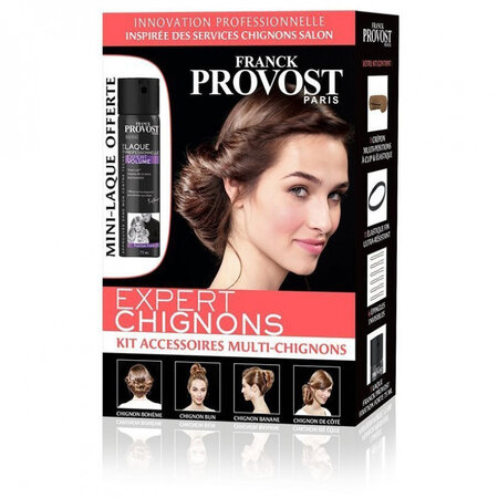 Franck provost - kit accessoires multi-chignons expert chignons - pour coiffure salon avec mini-laque