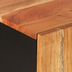 vidaXL Buffet avec 2 portes 90x33x75 cm bois massif d'acacia