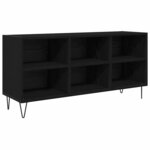 vidaXL Meuble TV Chêne noir 103 5 x 30 x 50 cm Bois d'ingénierie