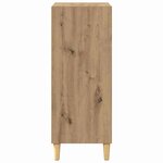 vidaXL Buffet chêne artisanal 57 x 35 x 89 5 cm Bois d'ingénierie