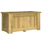 vidaXL Jardinière surélevée 100x50x50 cm Bois de pin imprégné