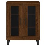 vidaXL Buffet chêne marron 69 5x34x90 cm bois d'ingénierie