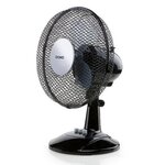 DOMO Ventilateur de bureau 23 cm 30 W Noir