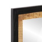 vidaXL Ensemble de meubles salle de bain 2 Pièces fer et bois de manguier