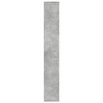 vidaXL Étagère séparatrice de pièce gris béton 67x25x161 5 cm