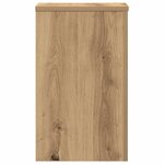 vidaXL Supports pour plantes 2 Pièces chêne artisanal bois ingénierie