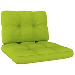 vidaXL Chaise de jardin avec coussins vert vif Bois de pin imprégné
