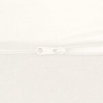 vidaXL Coussin pour les jambes Uni Blanc 68 x 25 x 21 5 cm