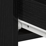 vidaXL Tables de chevet 2 Pièces Chêne noir 40x35x62 5 cm Bois d'ingénierie