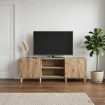 vidaXL Meuble TV 150 x 31 x 50 cm Chêne artisanal Bois d'ingénierie