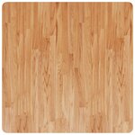 vidaXL Dessus de table carré Marron clair 80x80x4cm Bois chêne traité