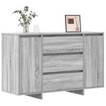 vidaXL Buffet Sonoma gris 120 x 41 x 75 cm Bois d'ingénierie