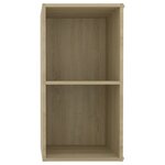 vidaXL Meubles TV 2 Pièces Chêne sonoma 72x35x36 5 cm Bois d'ingénierie