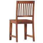 vidaXL Chaises à manger lot de 4 bois solide de manguier