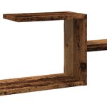 vidaXL Étagère murale vieux bois 104x15x49 cm bois d'ingénierie