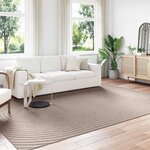 vidaXL Tapis de surface HUARTE Beige 280 x 200 cm Polyester