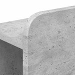 vidaXL Cadre de lit avec rangement Gris béton 80 x 200 cm