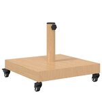 vidaXL Socles de parasol d'extérieur Bois clair 45 x 45 x 32 cm