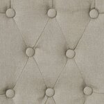 vidaXL Chaises à manger lot de 2 poil de chameau tissu