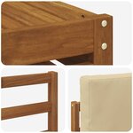 vidaXL Ensemble de canapés d'extérieur 8 Pièces Naturel et Beige