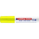 Marqueur Craie Liquide 4090 Jaune fluorescent Pointe Biseautée 4-15 mm EDDING